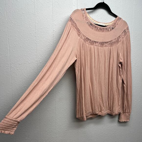 Coco+Jaimeson Lace Flowy Top Womens Large Casual Workwear Party Elegant Stretch - Picture 6 of 13